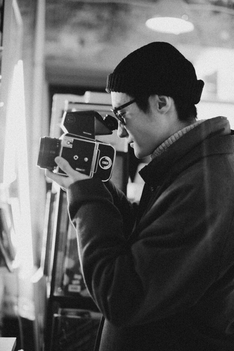 Content creator with ring light setup for influencer satirical article